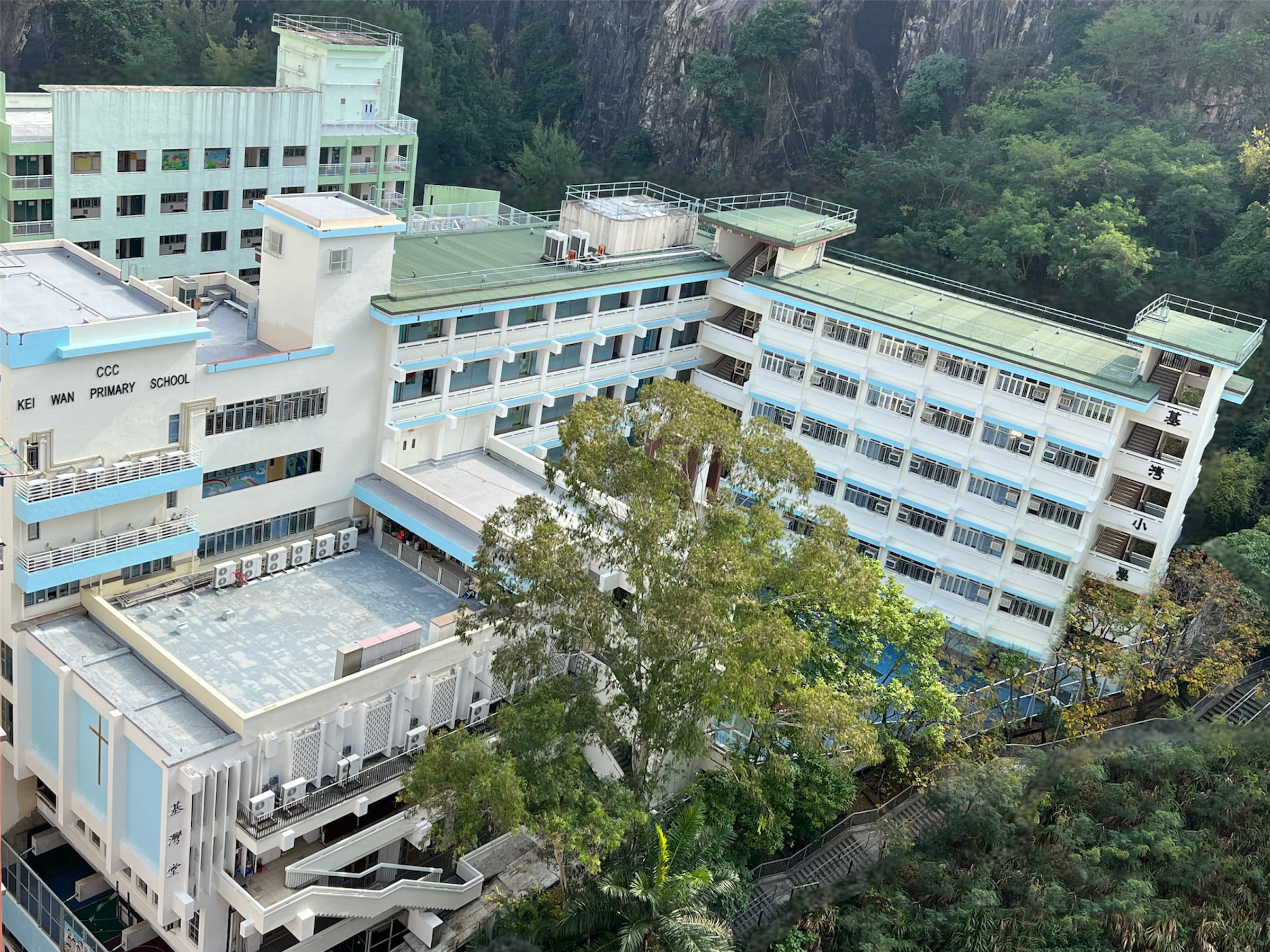 中華基督教會基灣小學外觀照片