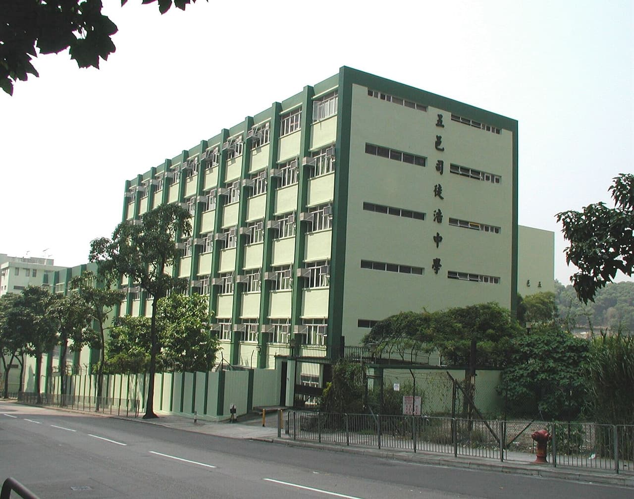 五邑司徒浩中學外觀照片